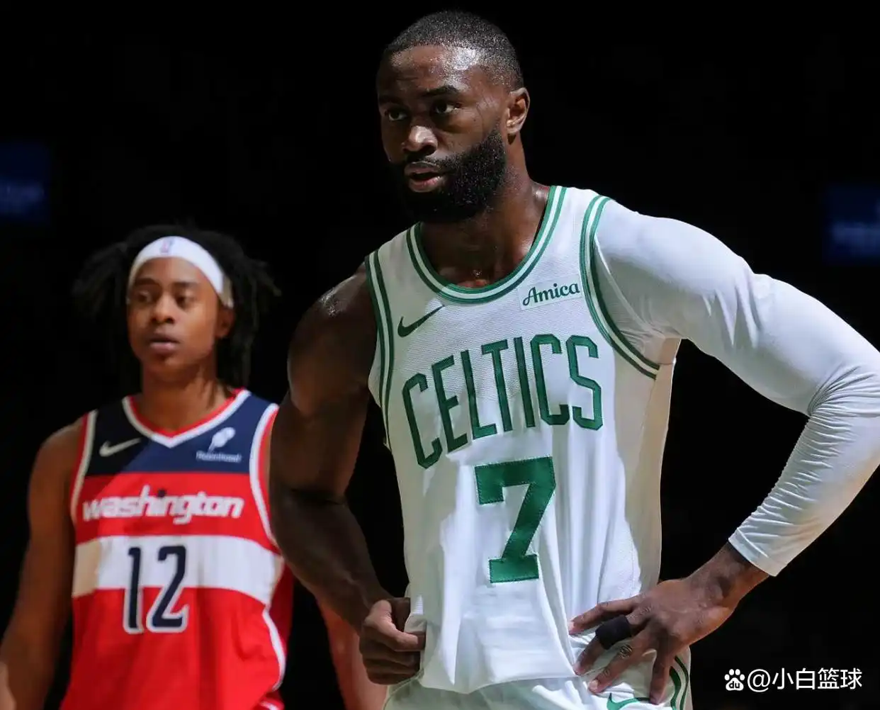 杰伦布朗三节35分波士顿凯尔特人vs华盛顿奇才_杰伦布朗35+5+5萨尔空砍31+8 凯尔特人大胜奇才_布朗本赛季五次30+表现分析