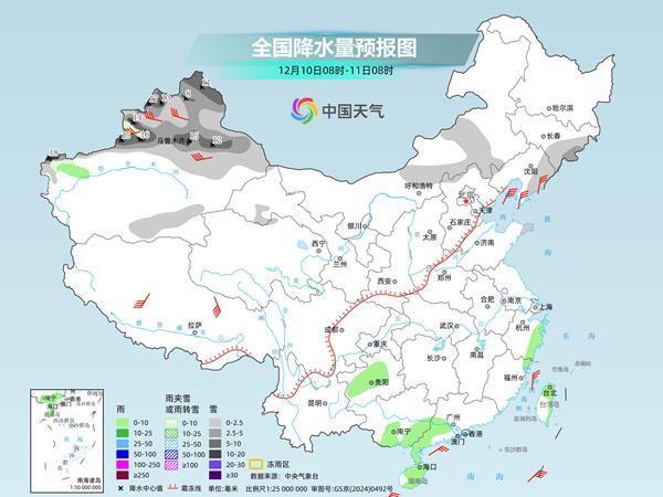 中东部气温冲高回落大范围雨雪将至 新一轮寒潮来袭创低温