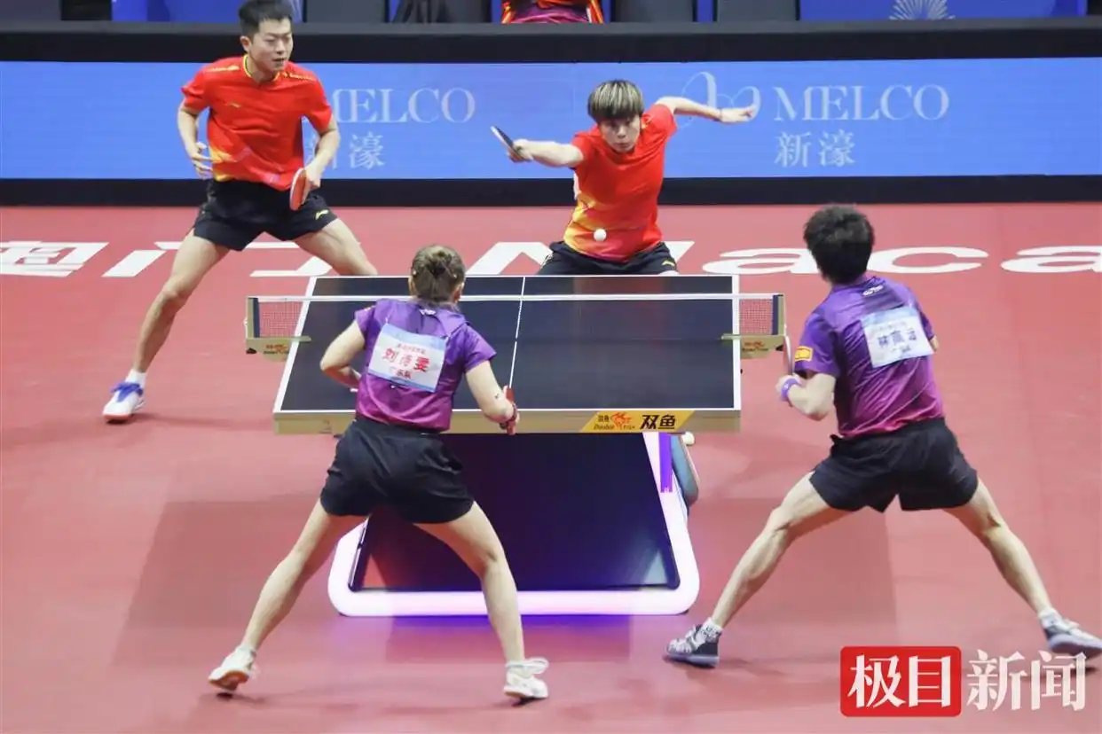 大逆转！刘诗雯林高远晋级混双决赛_全运会乒乓球混合双打半决赛 刘诗雯林高远 绝境翻盘