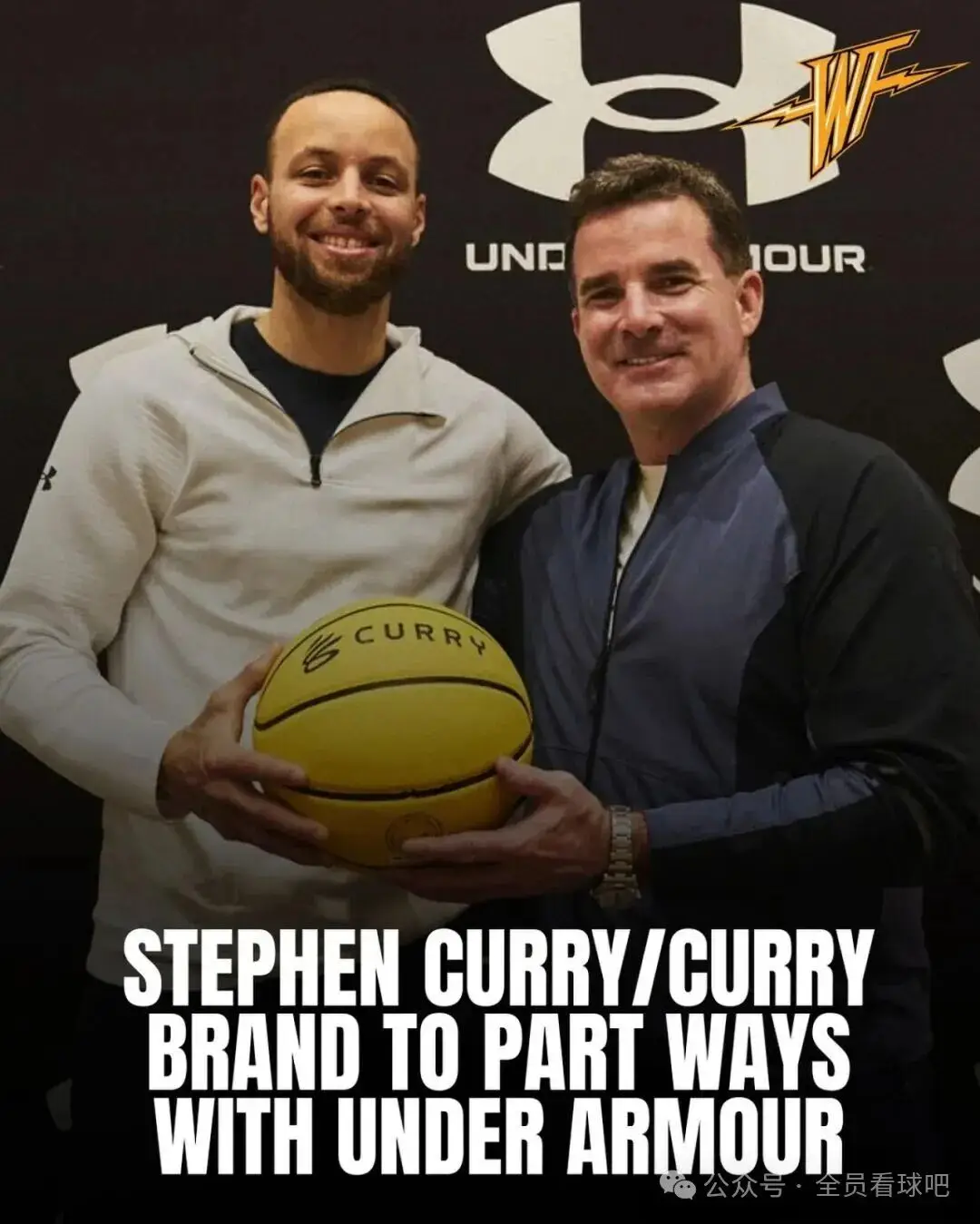安德玛库里品牌分离_结束合作！库里发文感谢安德玛 个人品牌将独立发展_库里安德玛合同终止