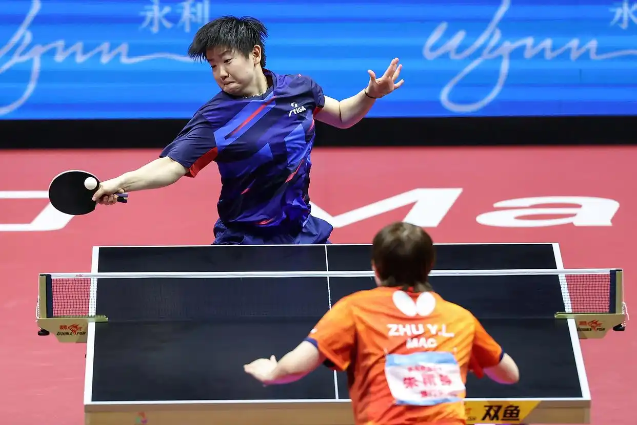 孙颖莎战胜朱雨玲 全运会乒乓球女单半决赛 矛与盾的碰撞_朱雨玲：我与孙颖莎是矛与盾的碰撞 她的打法已经升级