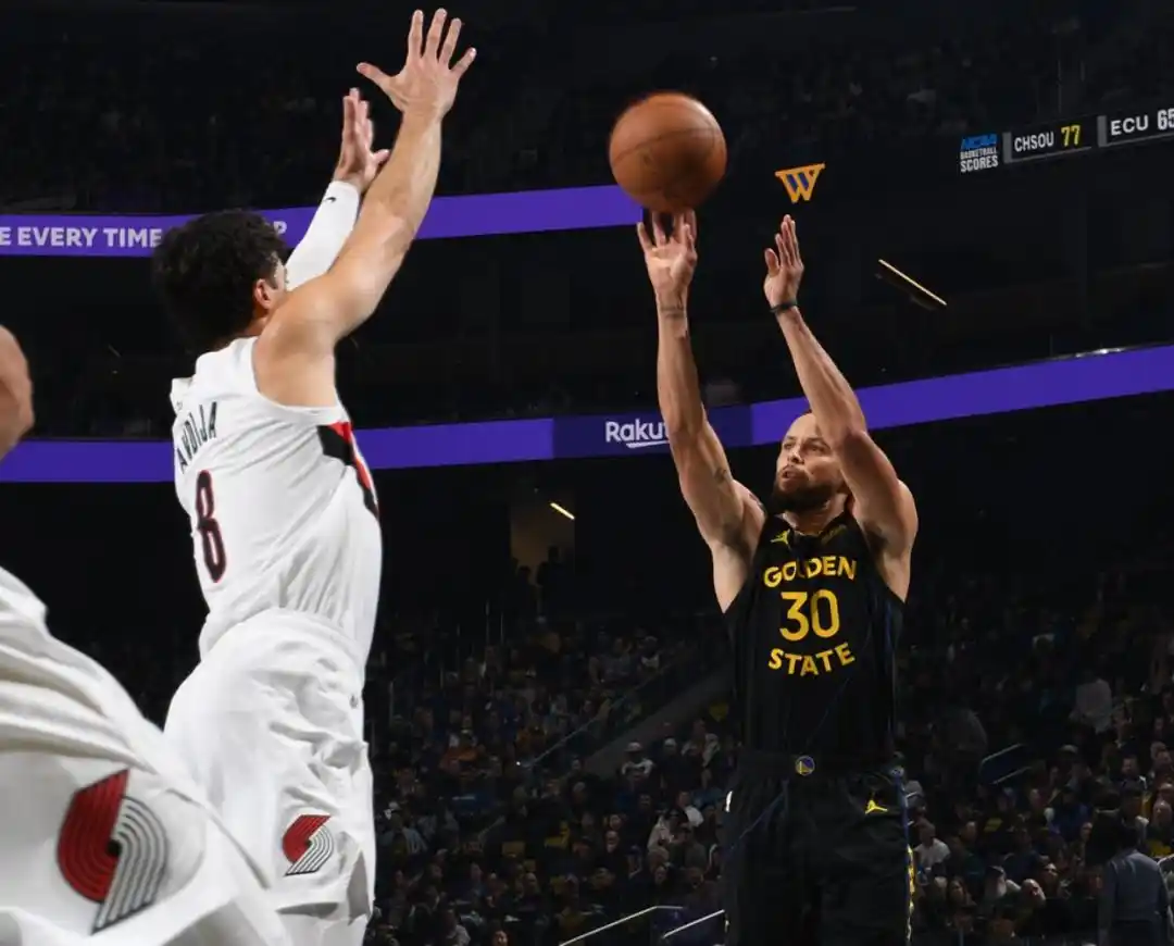 NBA战报｜开拓者127-123险胜勇士，乐福26分7板5助，库里38分，巴特勒20分8板，杨瀚森未获得出场机会