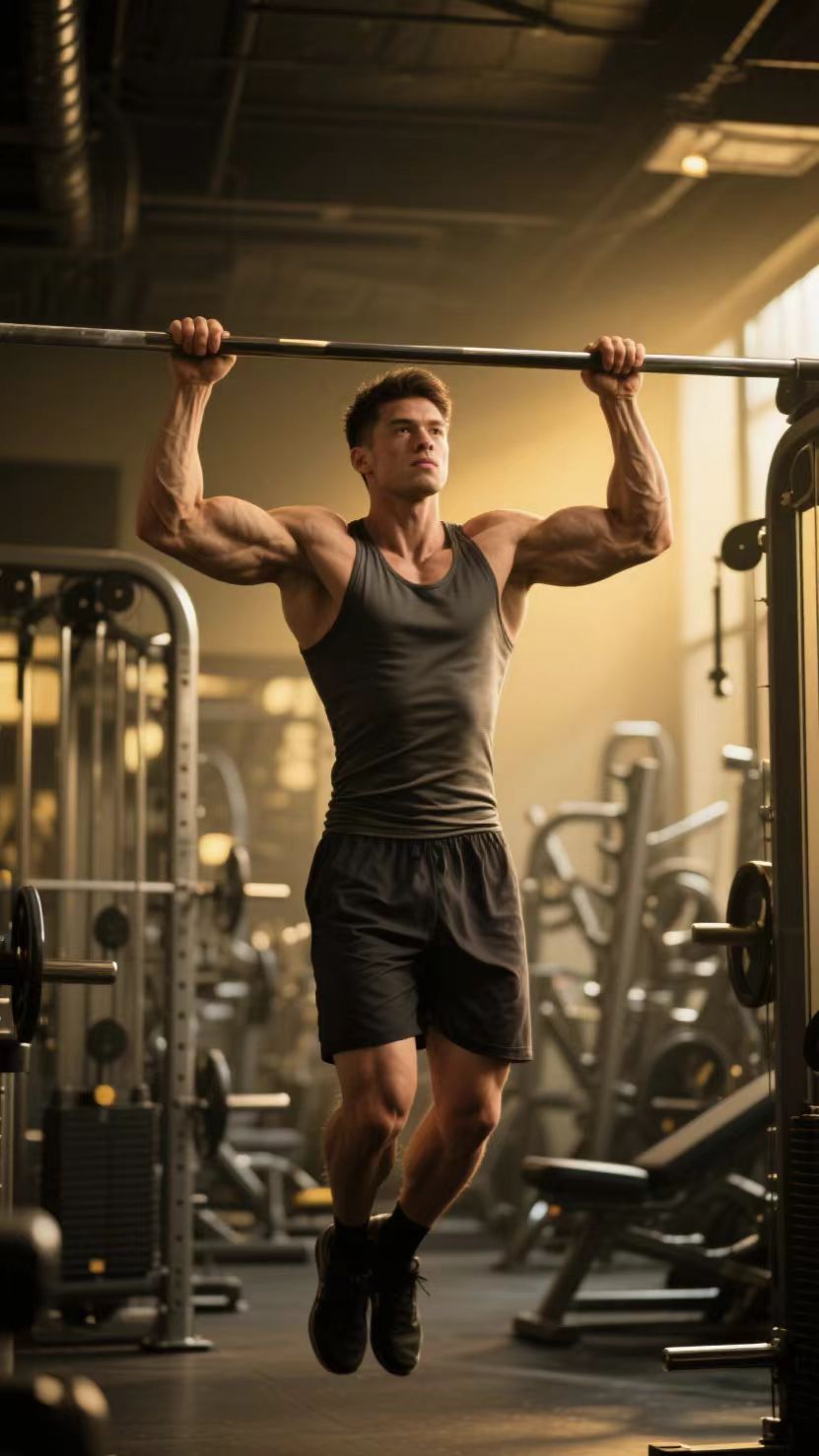 引体向上离心控制_引体向上技巧bailang_引体向上顶峰收缩