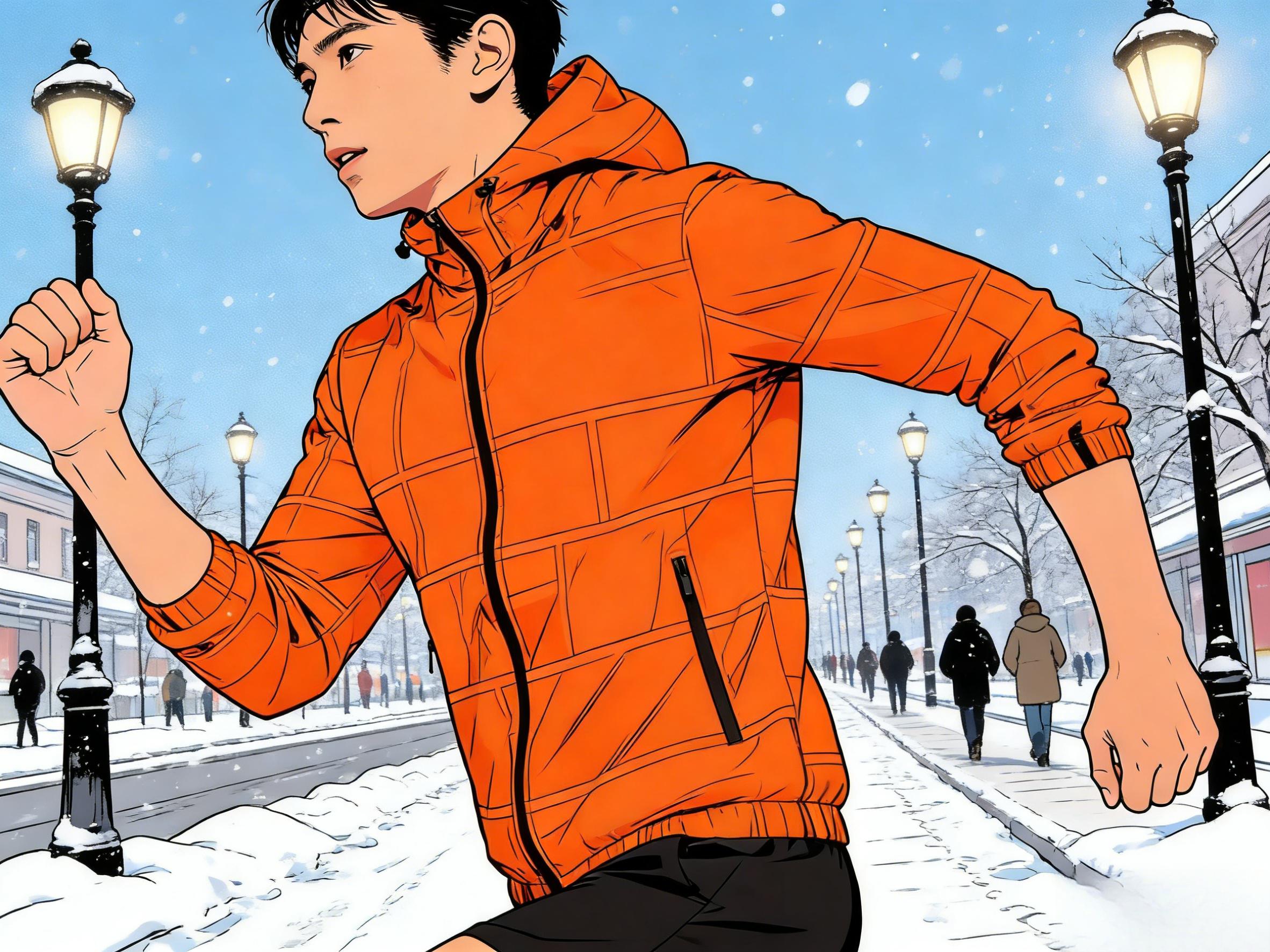 冬天跑步穿什么衣服_冬天跑步穿搭公式_速干打底抓绒中层