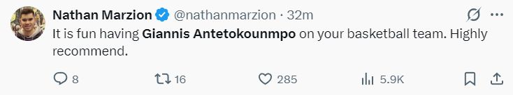 扬尼斯空砍40+14+9显悲凉!雄鹿攻防两端全靠他 美记:队史最佳