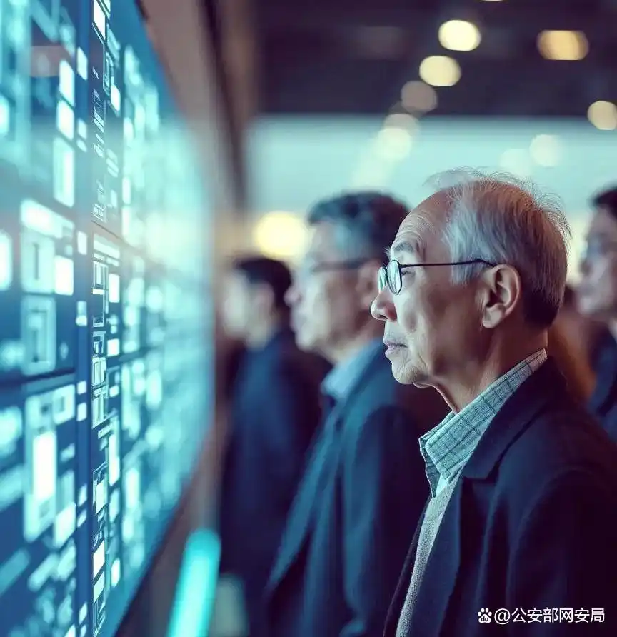 网警大字提醒:护老安全莫松懈,平安祥和度重阳