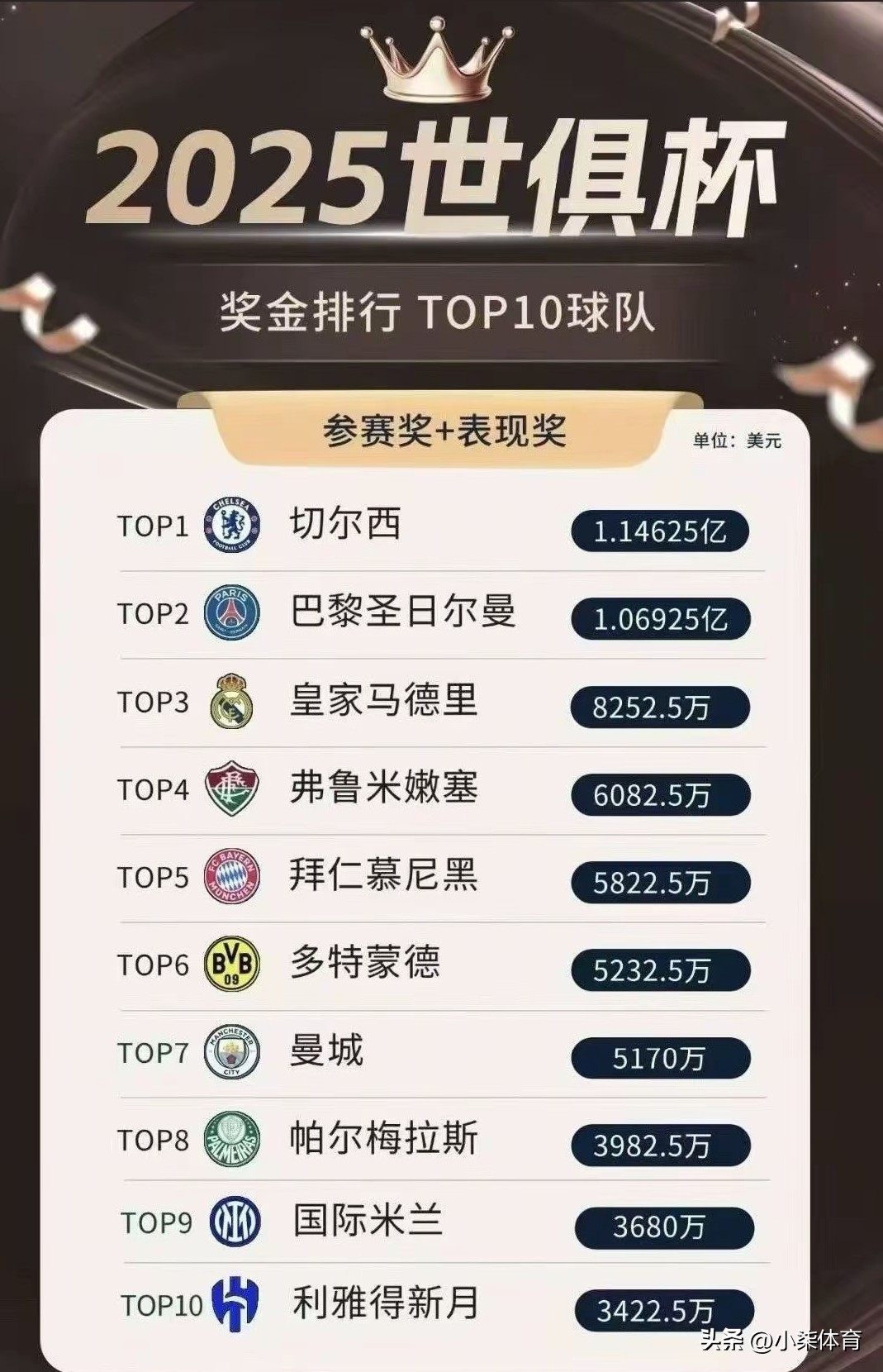 当今足坛奖金最高的十项足球赛事_巴西世界杯总冠军奖金_欧洲足球协会联赛奖金