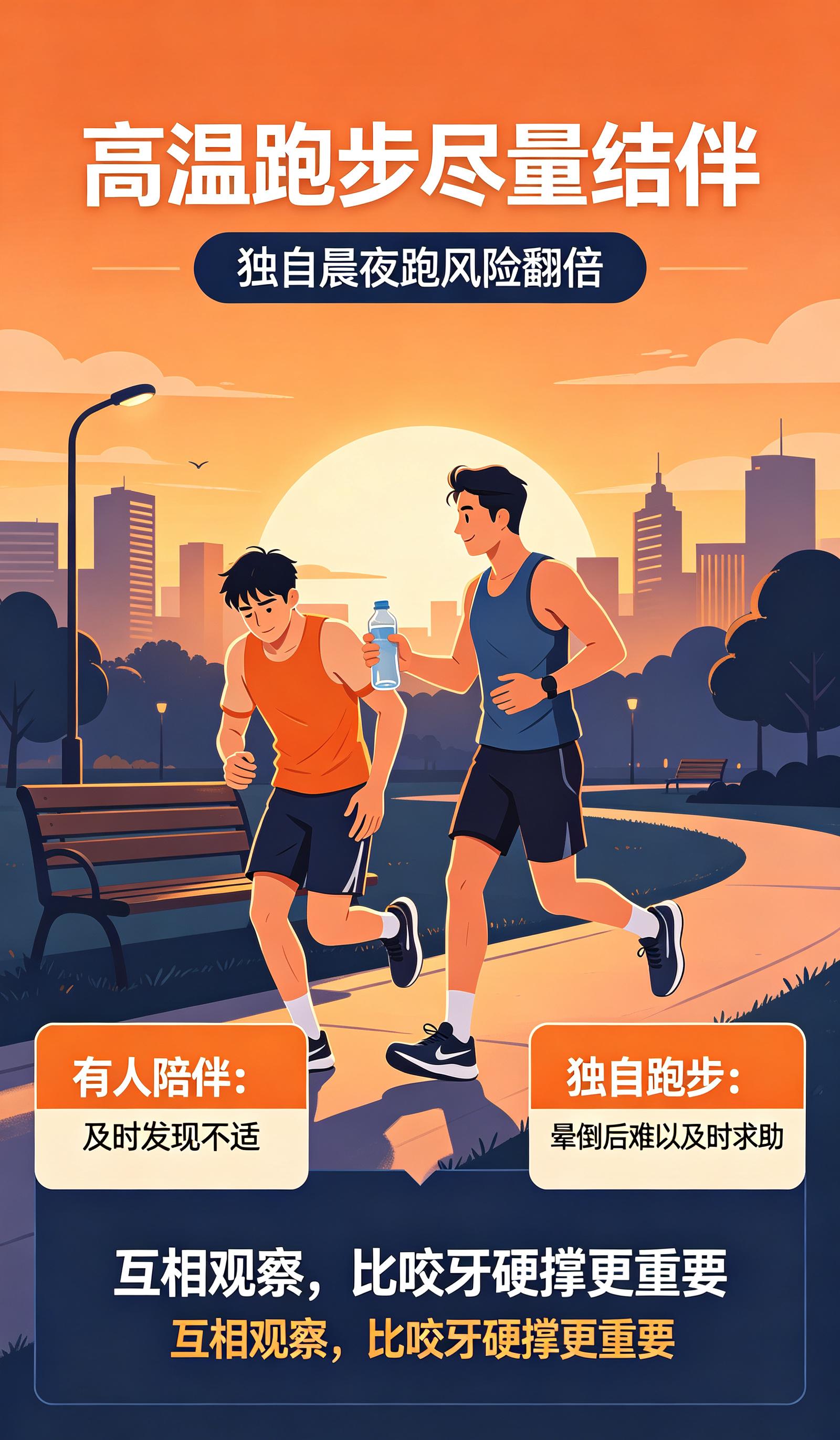 夏季高温跑步安全常识_高温跑步中暑预防_女生长跑前注意事项