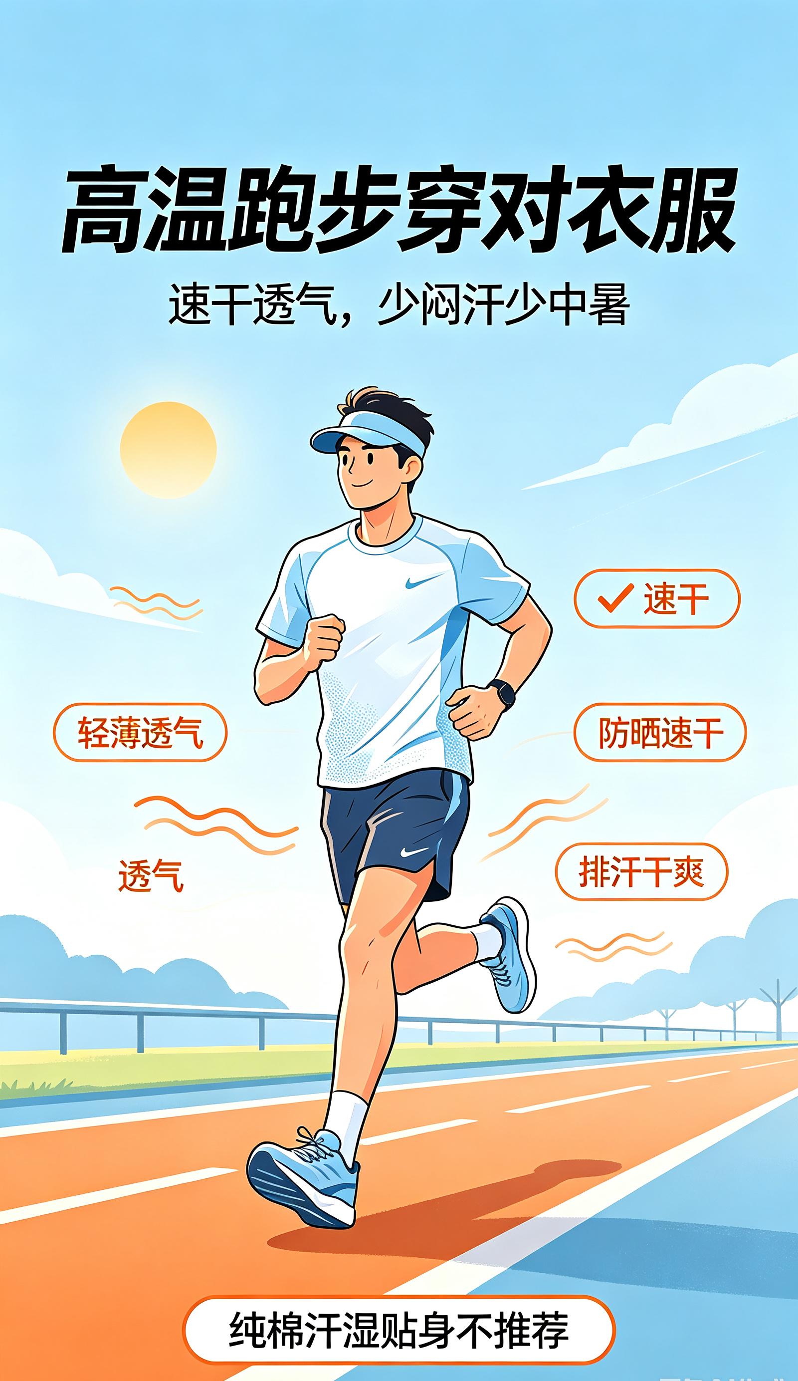 女生长跑前注意事项_高温跑步中暑预防_夏季高温跑步安全常识